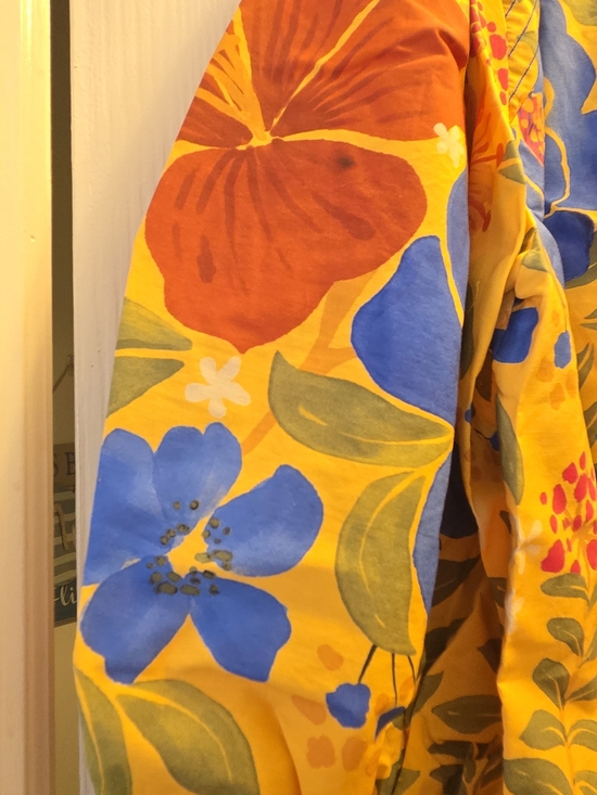 FARM Rio Dresses & Skirts - FARM Rio Yellow Floral Mini Dress with Blue & Orange Flowers